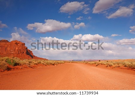 Similar – Image, Stock Photo Open Road in Utah desert