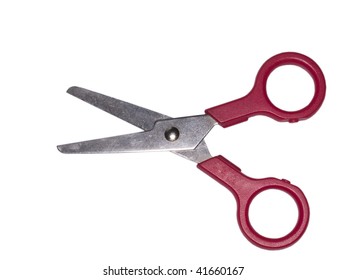 Open Scissors Isolated On White