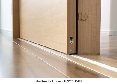 Open sliding doors and door rails