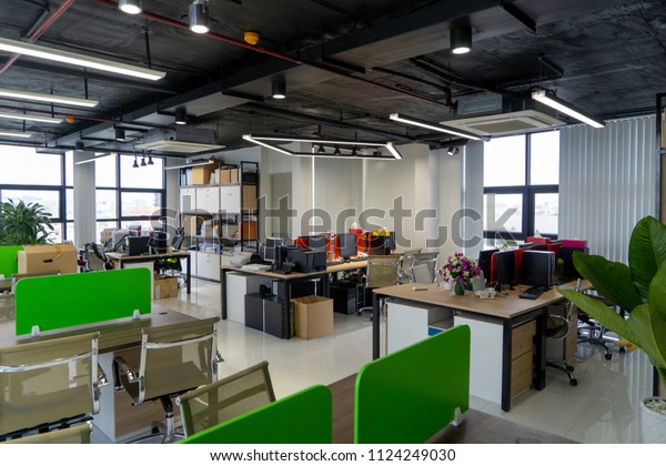 Open Space Office Interior Stylish Creative Stock Photo Edit Now