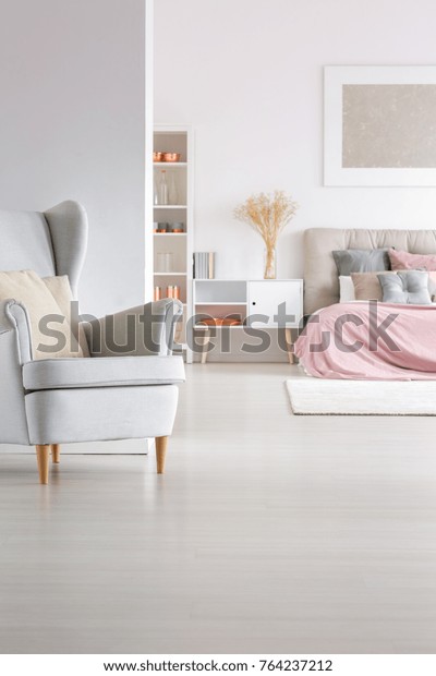 Open Space Pastel Master Bedroom Cozy Stock Photo Edit Now