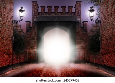 Castle Door Opening Images Stock Photos Vectors Shutterstock