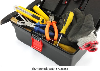 Open Tool Box With Tools