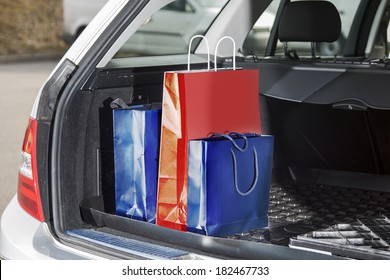 Open The Trunk With Shopping Bags