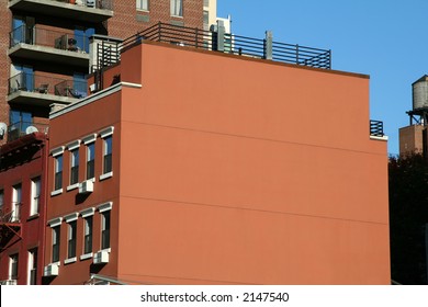 Open Wall On Side Of Building - Great For A Sign