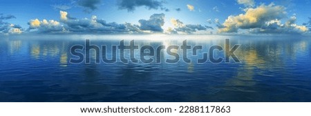 open water seascape 360° ocean view