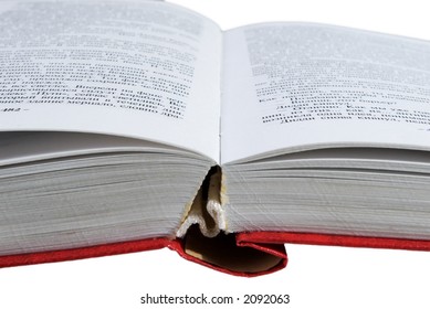 opened book