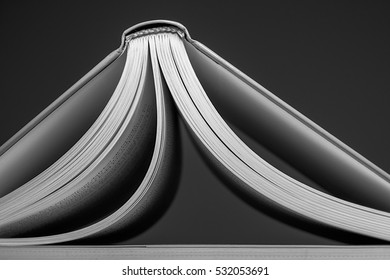 Opened book