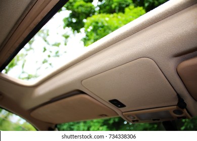 Opened Car Roof