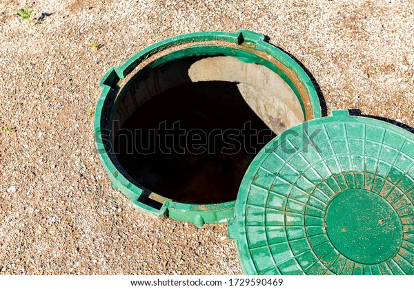 Opened Sewer Manhole Rural Septic Tank Stock Photo 1729590469 ...