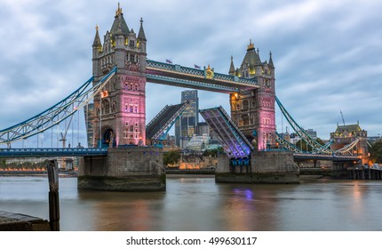 Tower Bridge Open High Res Stock Images Shutterstock