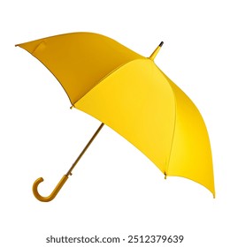 Opened umbrella isolated on white background