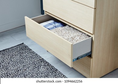 Opening A Drawer In The Table