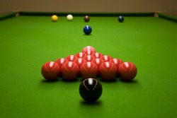 Opening Frame Of The Snooker