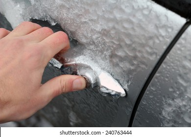 Opening A Frozen Car Door