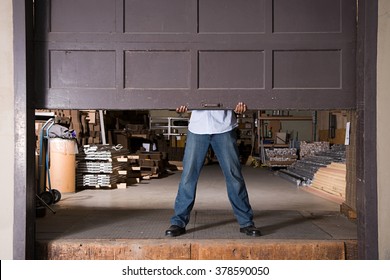 Opening Warehouse Door