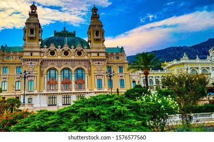 The Opera De Monte-Carlo Is Part Of The Monte Carlo Casino Located In The Principality Of Monaco.