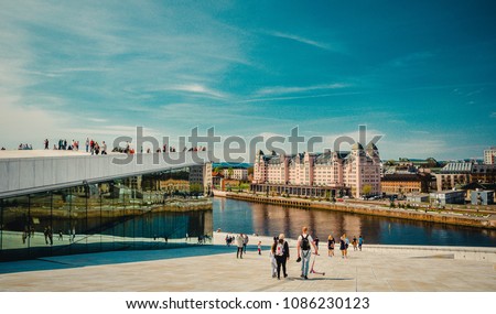Opera house, Oslo, Norway. Europe