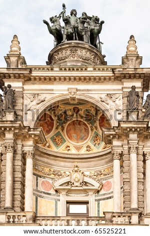 Opera theater, facade