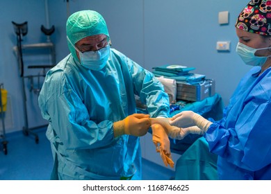 operating room gloves