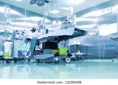 operating room with modern equipment.