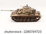 Operation Desert Storm USMC M60A1 Patton Main Battle Tank with reactive armor, 1 35 Tamiyta Scale Model