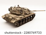 Operation Desert Storm USMC M60A1 Patton Main Battle Tank with reactive armor, 1 35 Tamiyta Scale Model