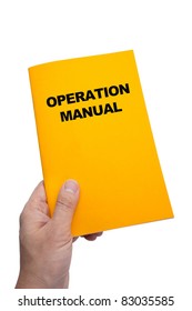 Operation Manual With White Background