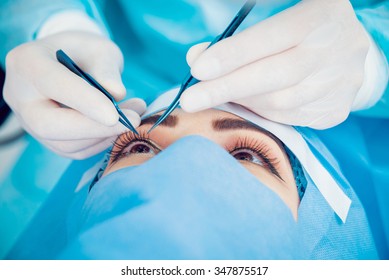 The Operation On The Eye. Cataract Surgery