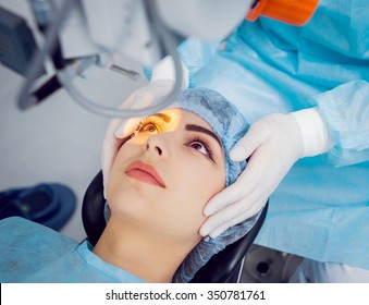 The Operation On The Eye. Cataract Surgery