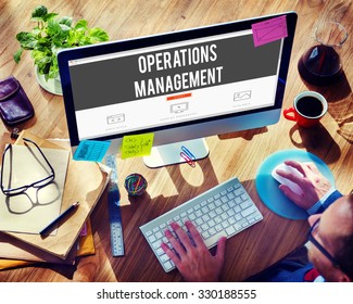 Operations Management Authority Director Leader Concept