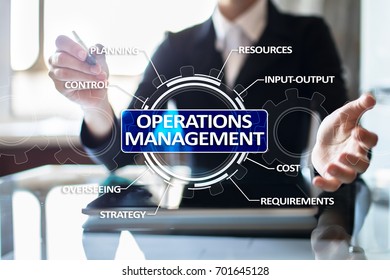 Operation Management Business Technology Concept Stock Photo (Edit Now ...