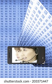 Operator In Mobile Screen