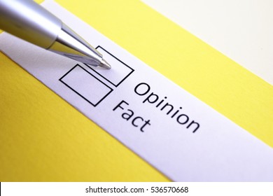 Opinion Or Fact? Opinion.