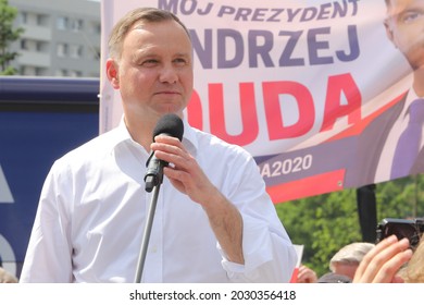 Opole, Jun 13 2020 Presidential Campaign Of Andrzej Duda