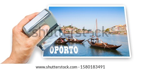 Oporto postcard concept image (Oporto - Portugal - Europe)