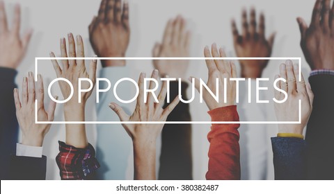 Opportunities Career Achievement Success Concept - Shutterstock ID 380382487