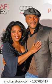 Oprah Winfrey And Tyler Perry At The AFI Fest Premiere Of 'Precious,' Chinese Theater, Hollywood, CA. 11-01-09