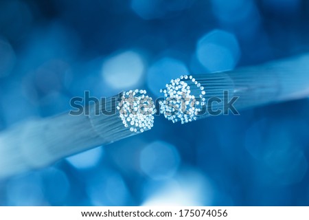 Optic fiber cable connecting