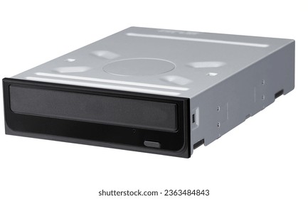 Optical Drive: A device for reading and writing CDs, DVDs, or Blu-ray discs. - Shutterstock ID 2363484843