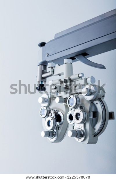 Optical equipment for testing vision.\
Professional medical machine.\
Ophthalmology.