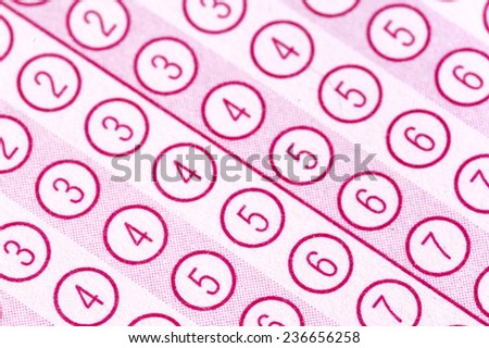 optical form of an examination