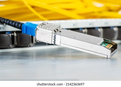 Optical gigabit SFP module with patch cord cable for IT network