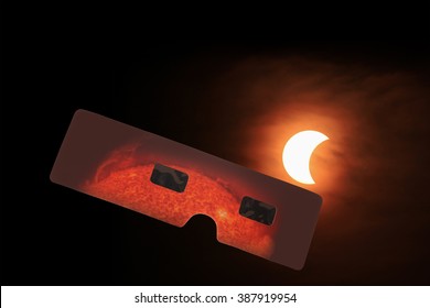 Optical Glasses For Watching The Solar Eclipse