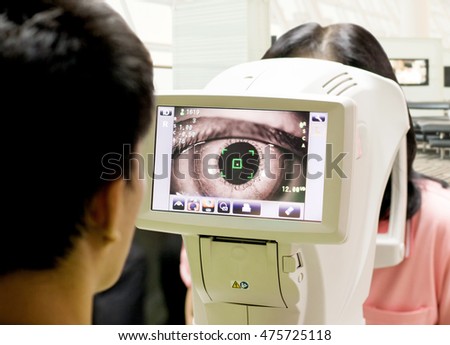 The Optical Instruments for examines the sight