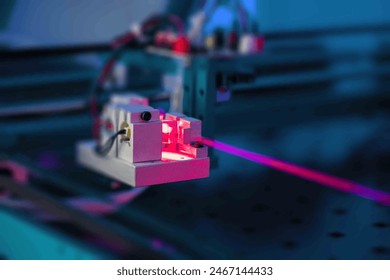optical measuring instrument based on lasers in a quantum laboratory