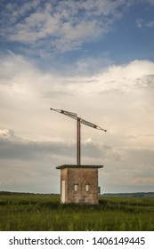 Optical Telegraph With Semaphore Signaling The Number 