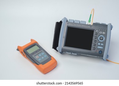 Optical time domain reflectometer It is a tool to test the optical signal in fiber optic cables to find the fault of the signal cable and the signal strength measurement tool is called PON meter.