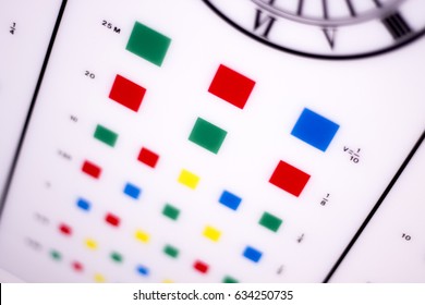 Eye Test Colour Chart