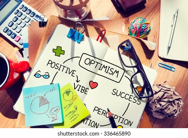 Optimism Positive Outlook Vibe Perception Vision Concept